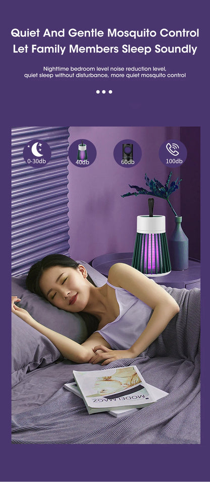 Smart Mosquito Killer – Peaceful Sleep Without Bites or Noise!"