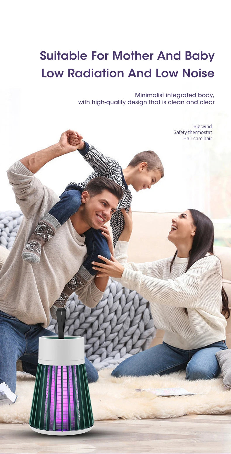 Smart Mosquito Killer – Peaceful Sleep Without Bites or Noise!"